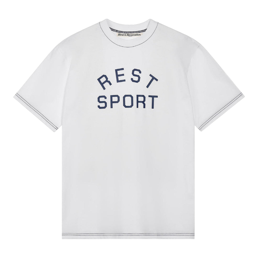 Club21 - Rest&Recreation - Logo Stitch T-Shirt - TEES - White