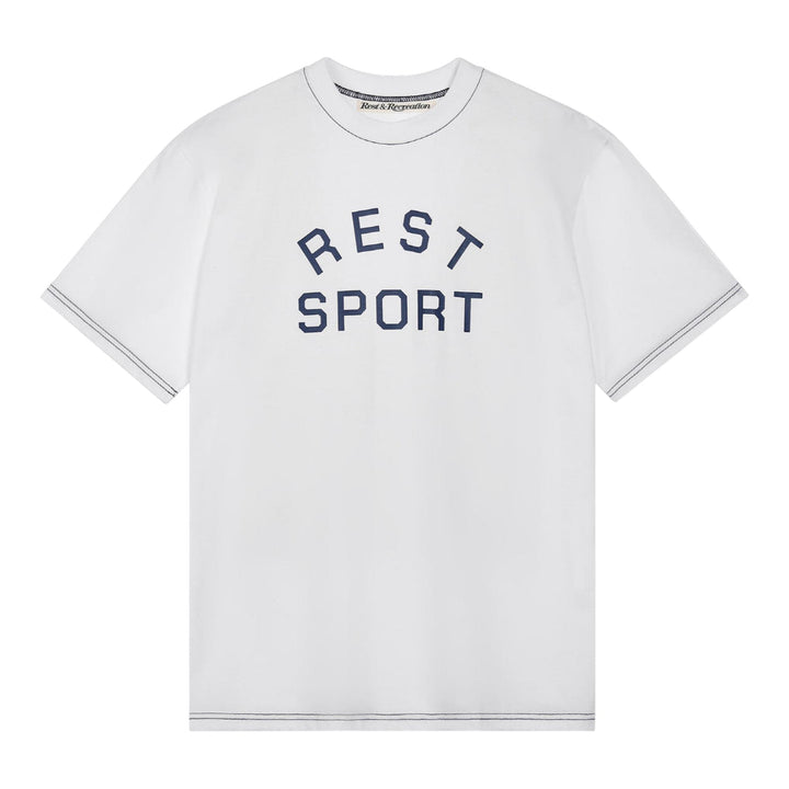Club21 - Rest&Recreation - Logo Stitch T-Shirt - TEES - White