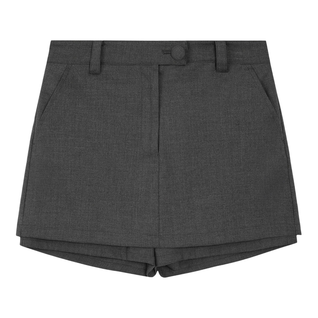 Club21 - Rest&Recreation - Low Rise Button Skort - SKORTS - Grey