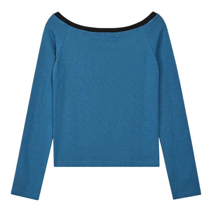 Club21 - Rest&Recreation - Off-Shoulder Top - BLOUSES - Blue