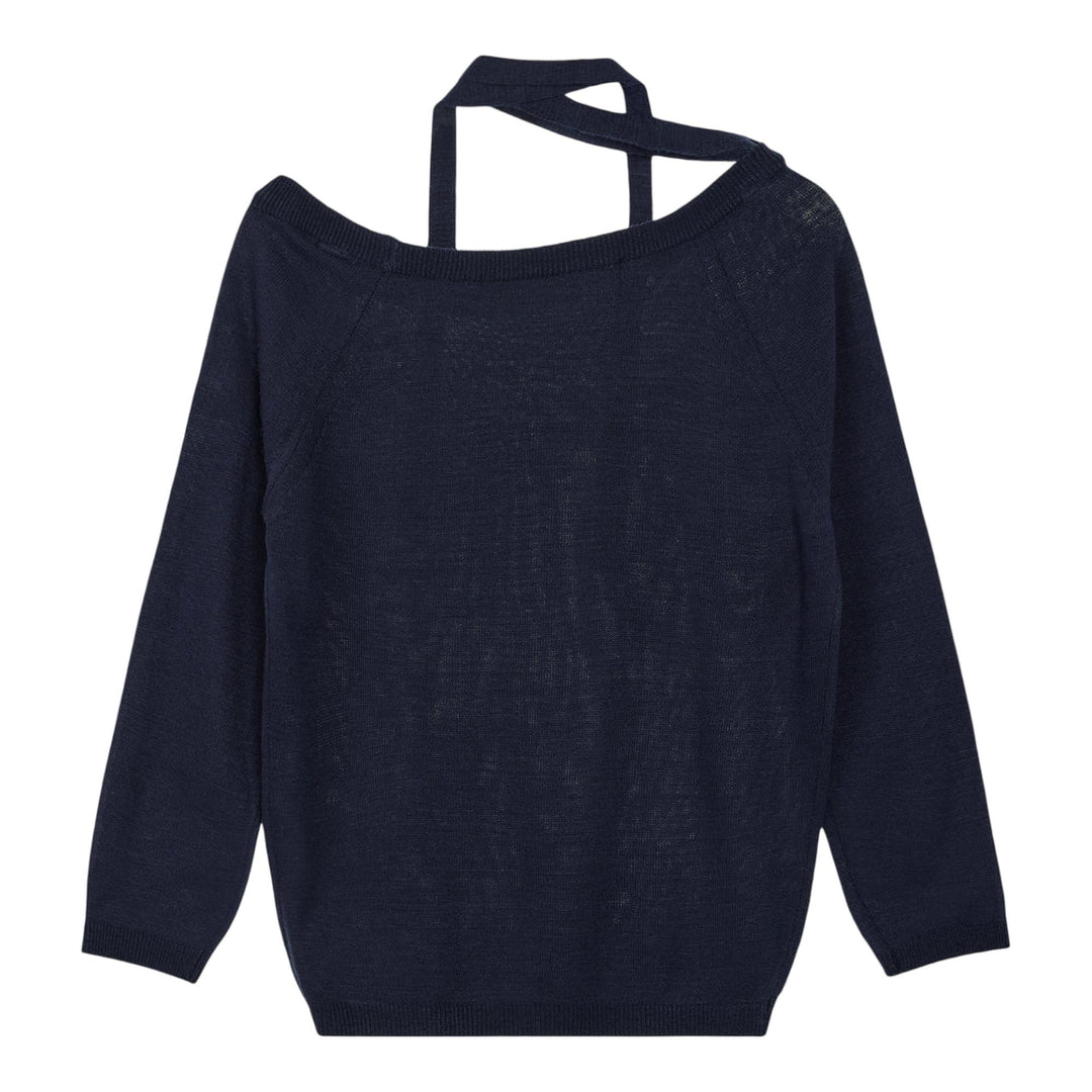 Club21 - Rest&Recreation - One-Shoulder Knit Top - KNIT TOPS - Navy