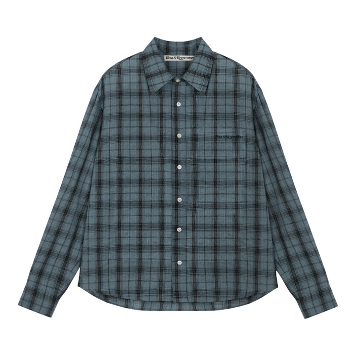 Club21 - Rest&Recreation - Oversized Check Shirt - SHIRTS - Blue