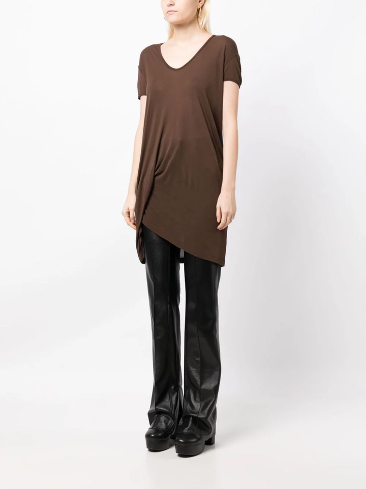 Rick-Owens-Hiked-Tee-Brown-3