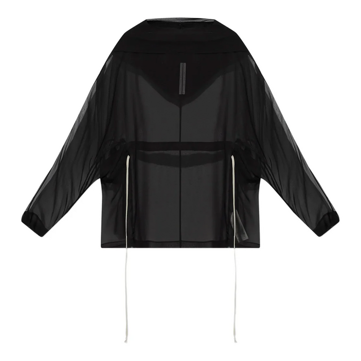 Hooded Tunic Silk Chiffon