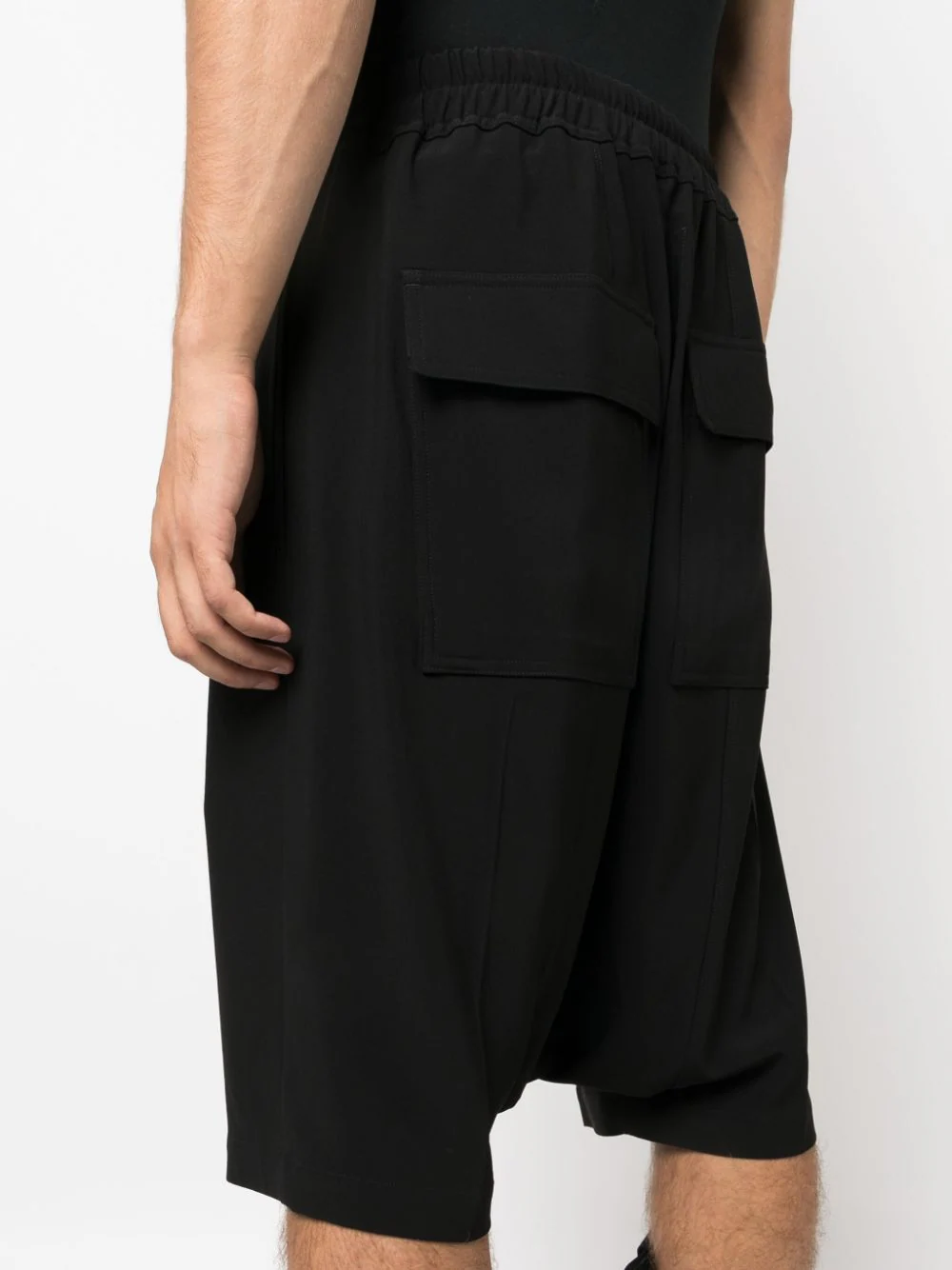 Rick-Owens-Rick-Pods-Heavy-Cady-Shorts-Black-5