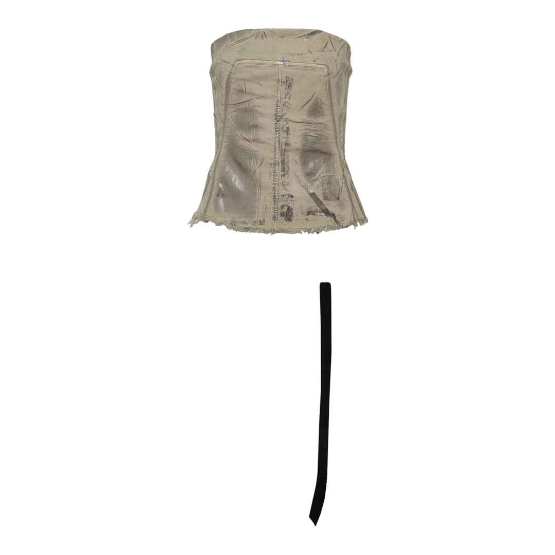 Club21 - Rick Owens DRKSHDW - Bustier Top - WOVEN TOPS - Silver