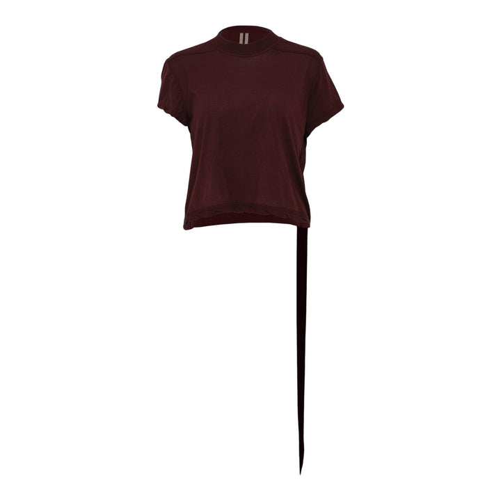 Club21 - Rick Owens DRKSHDW - Cropped Small Level T Cotton Gauze Jersey - TEES - Burgundy