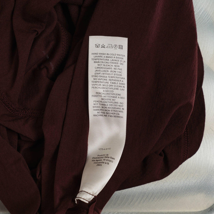 Club21 - Rick Owens DRKSHDW - Cropped Small Level T Cotton Gauze Jersey - TEES - Burgundy