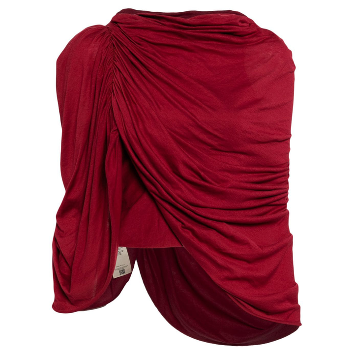 Rick_Owens_Nun_T_In_Cotton_Gauze_Jersey_Red