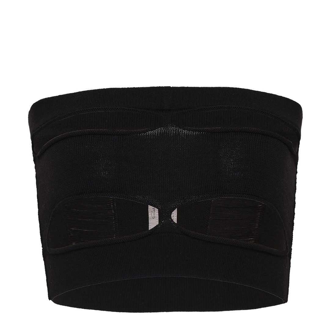 Tanja Bandeau Shredded Merino Knit