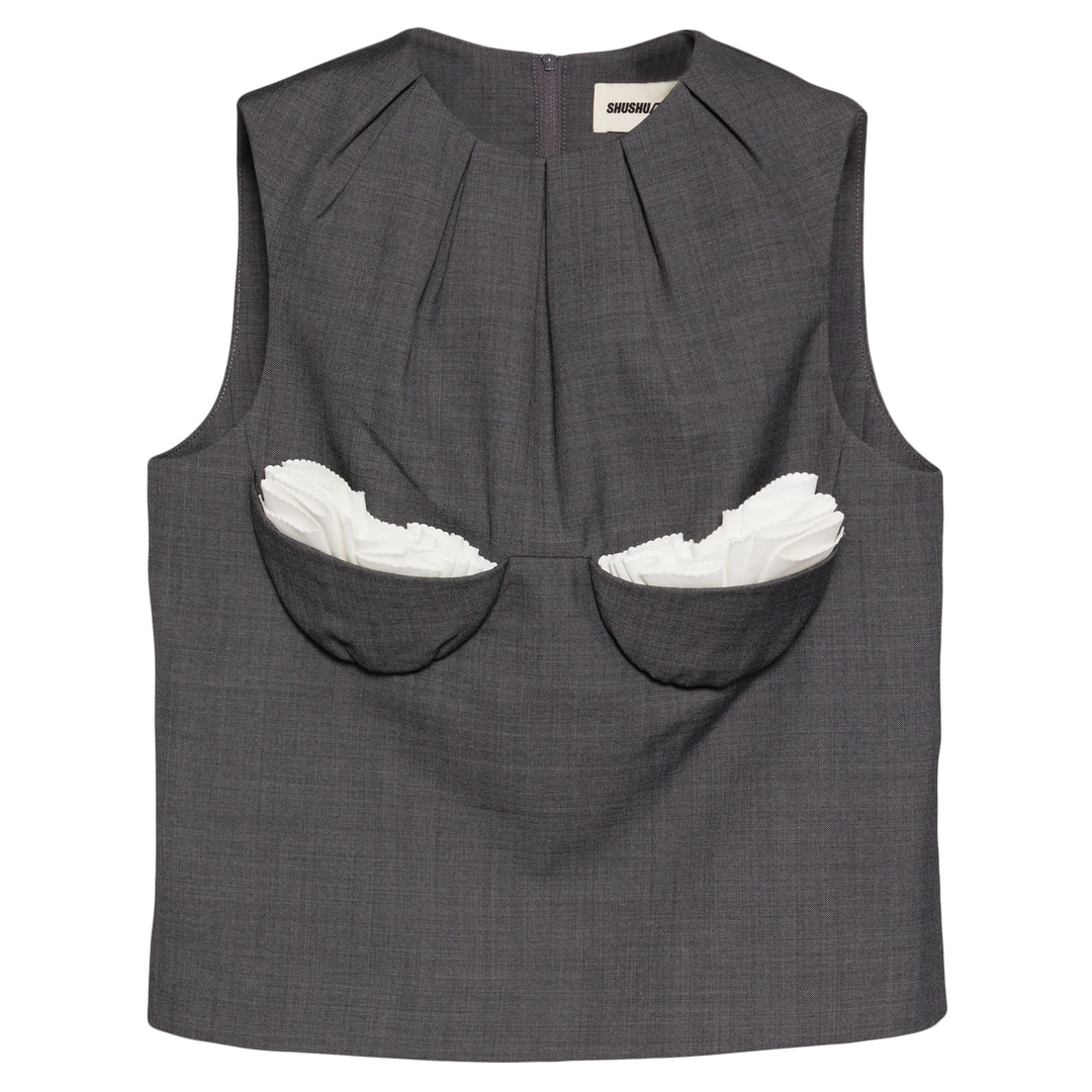 SHUSHUTONG_Embellished_Bustier_Sleeveless_Top_Grey