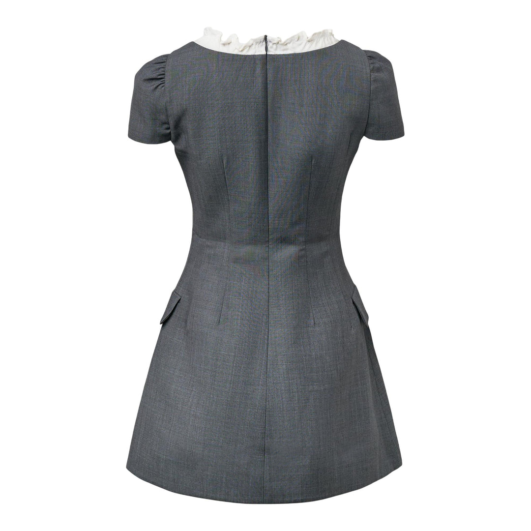 Scalloped Short Sleeve Dress Club21.com Scalloped Short Sleeve Dress Club21.com