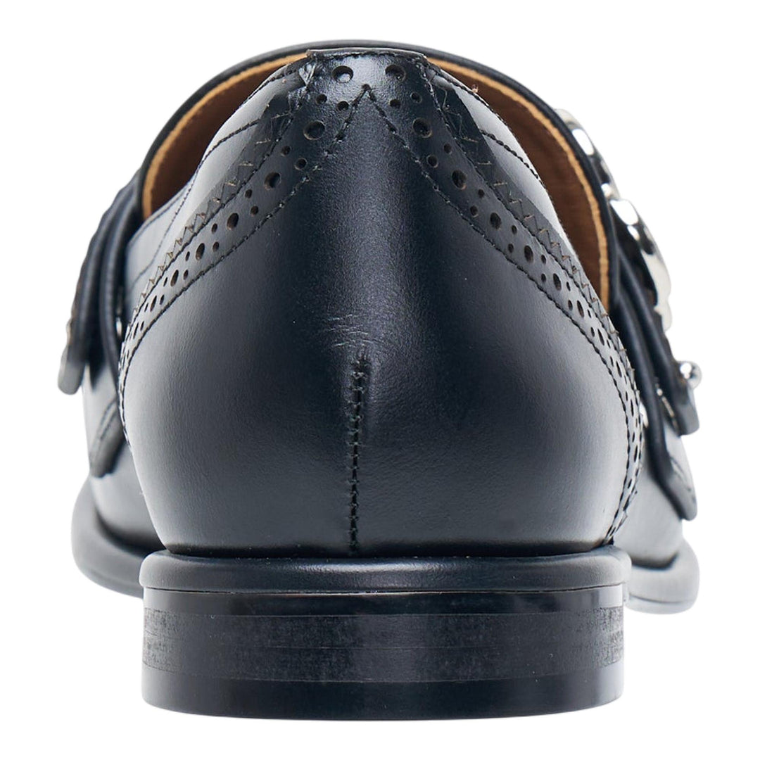 Club21 - SHUSHU/TONG - Slanted Square-Toe Loafers - FLAT SHOES - Black