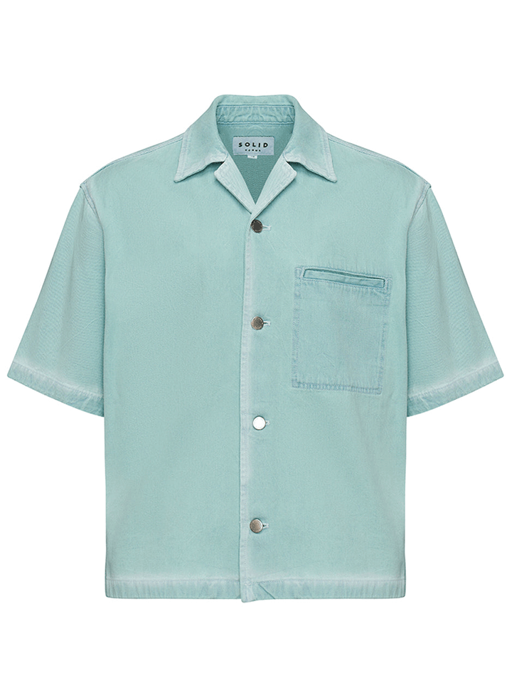 SOLID-HOMME-Mens-Shirt-Green-1
