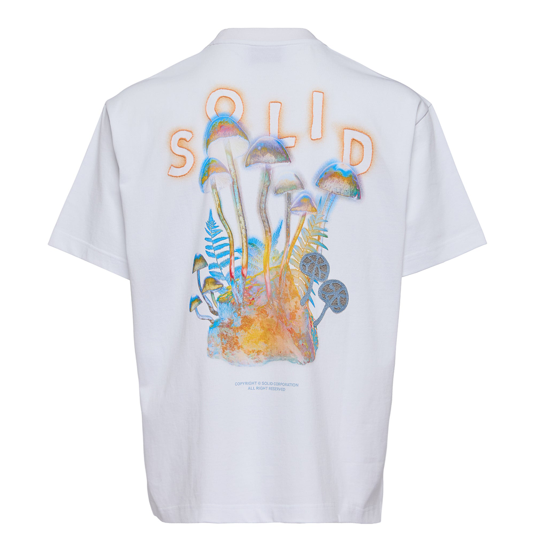 SOLID_HOMME_Mushroom_Tee_White