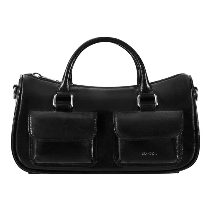 Club21 - STAND OIL - Chubby Half Bag - HANDBAGS - Black