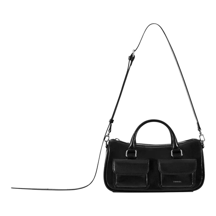 Club21 - STAND OIL - Chubby Half Bag - HANDBAGS - Black