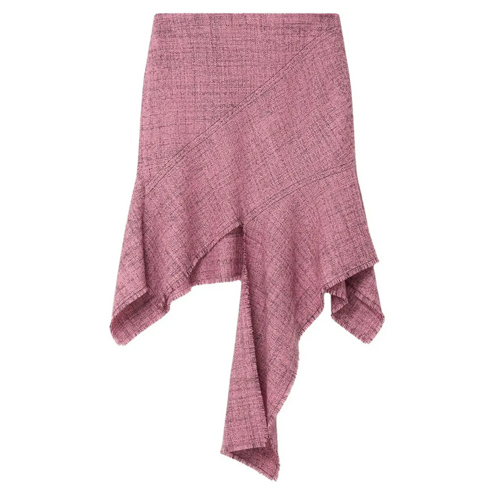 Asymmetrical Wool Skirt