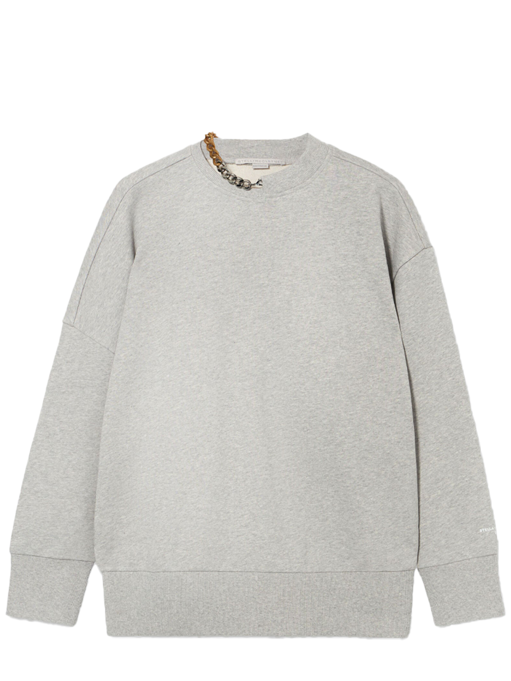 STELLA-McCARTNEY-Chain-Neck-Detailed-Sweatshirt