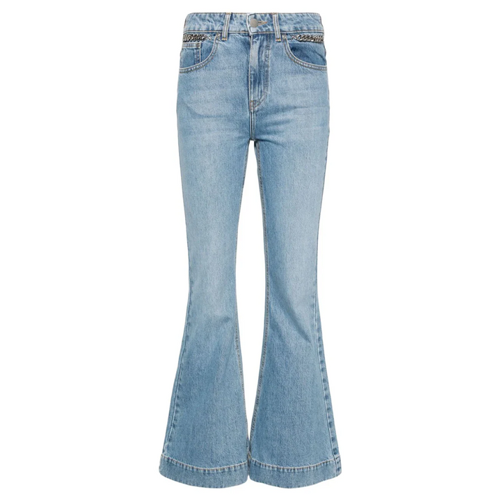 Iconic Falabella Chain Mid Blue Jeans