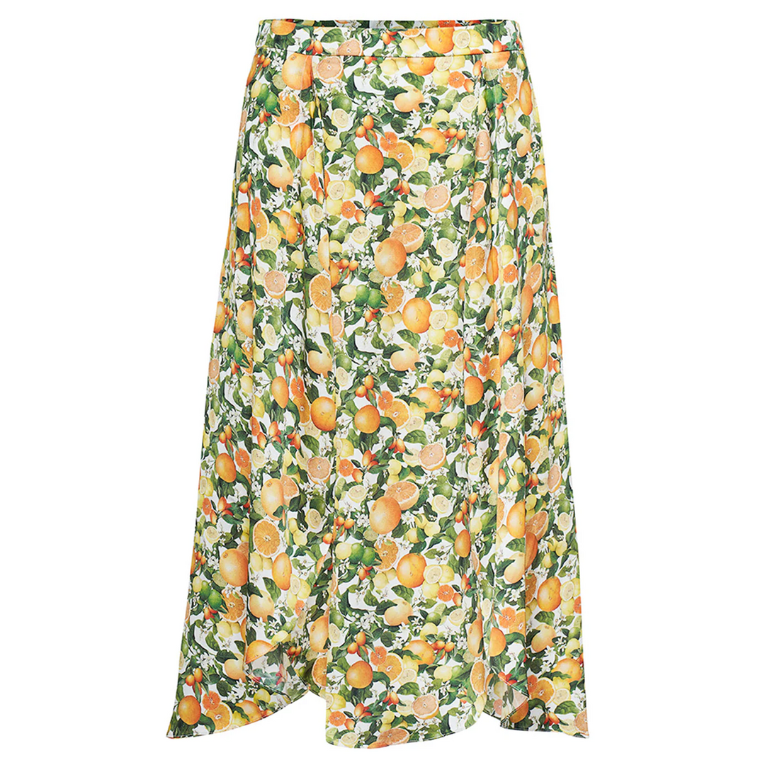 Lemon Print Skirt