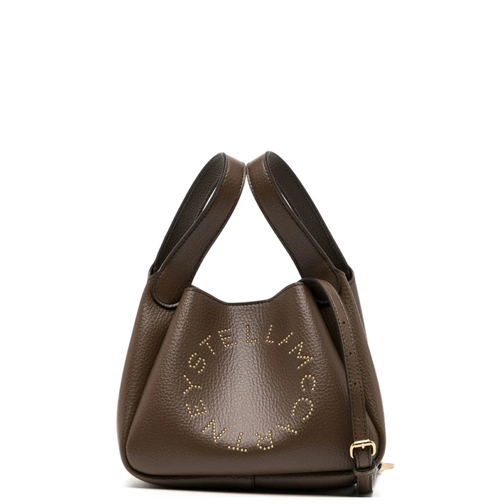 Logo Cube Shoulder Bag Embossed