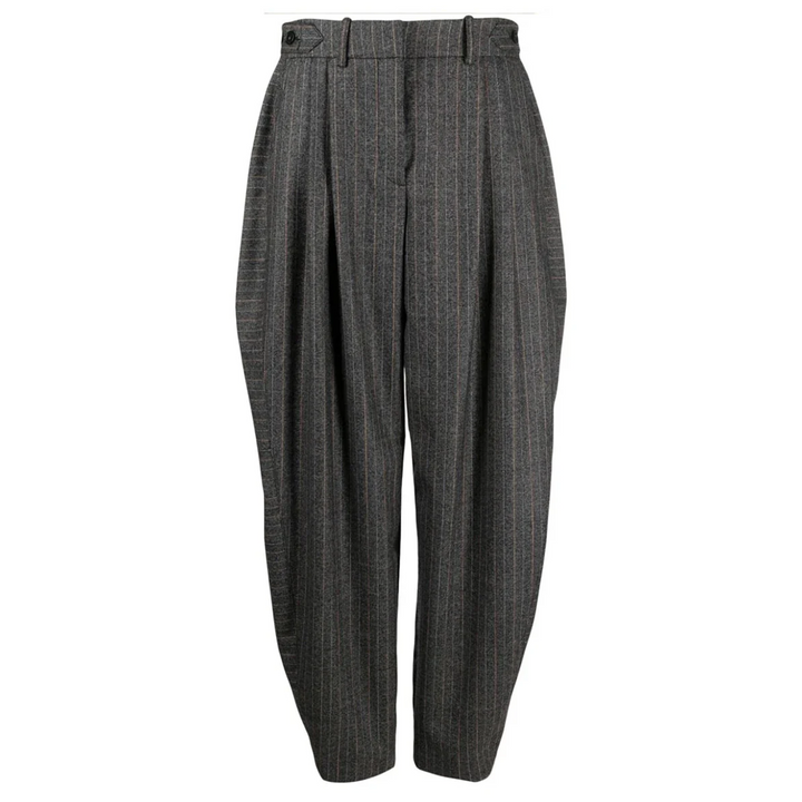 Pleated Wide Leg Trousers