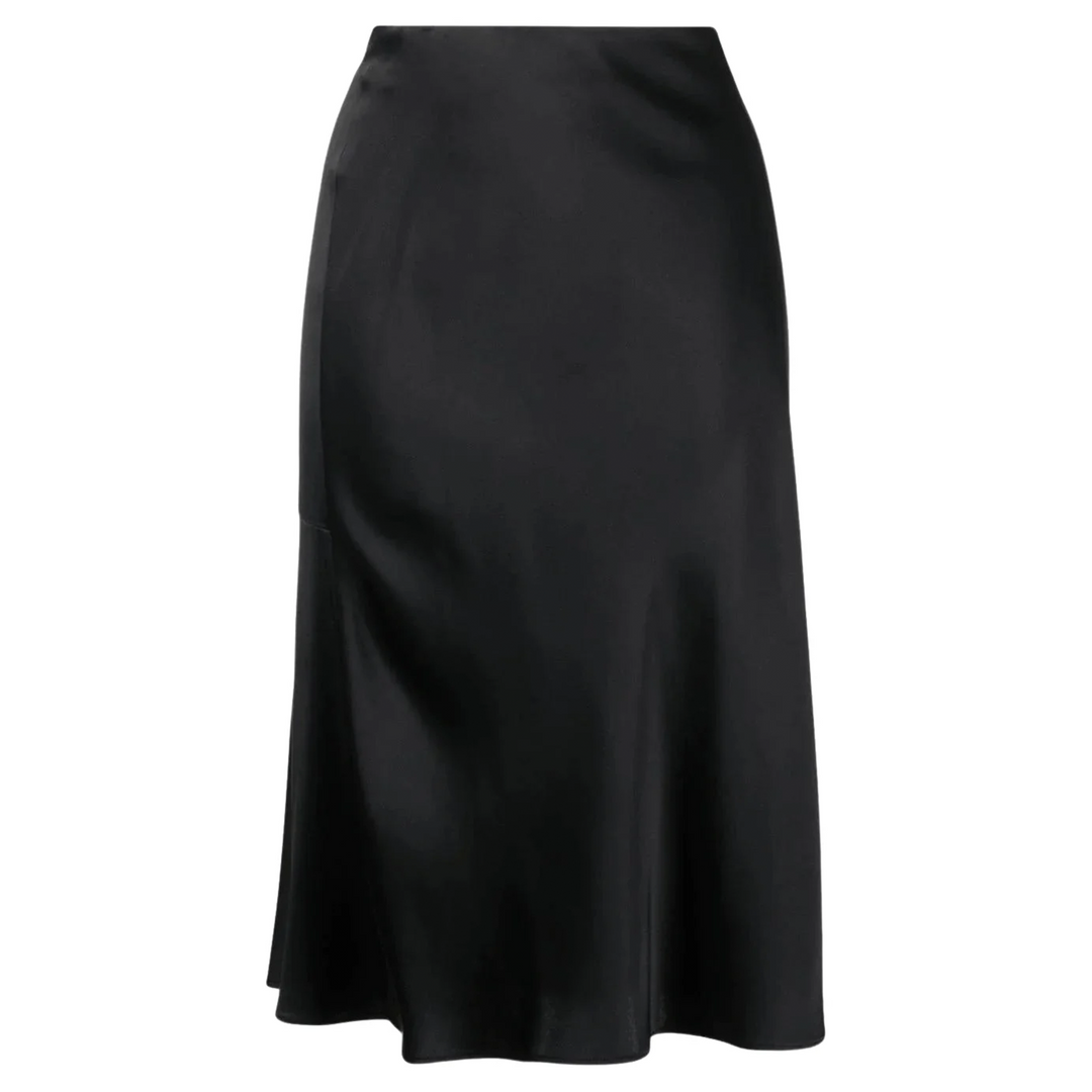 Satin Midi Skirt