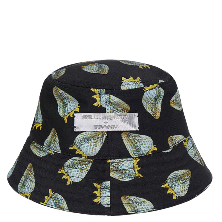 Stella McCartney + Sorayama Strawberry-Print Regenerated Nylon Bucket Hat