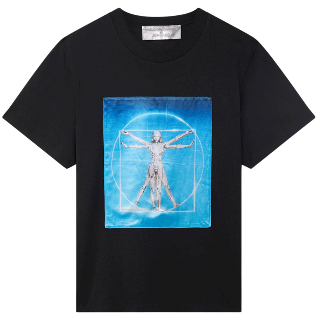 Stella McCartney + Sorayama Vitruvian Woman Oversized Organic Cotton T-Shirt