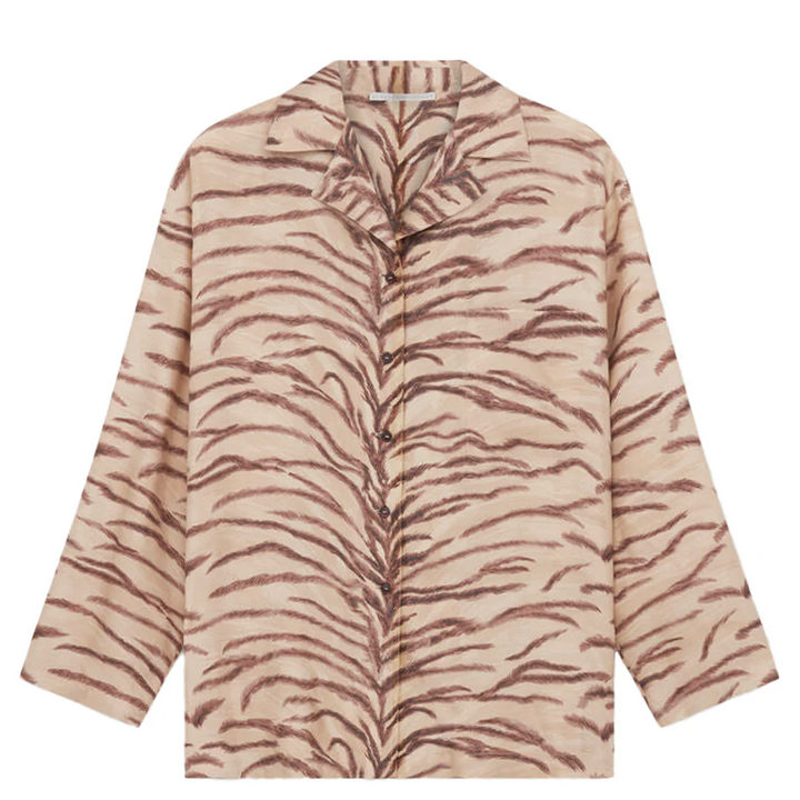 Tiger Print Oversize Shirt