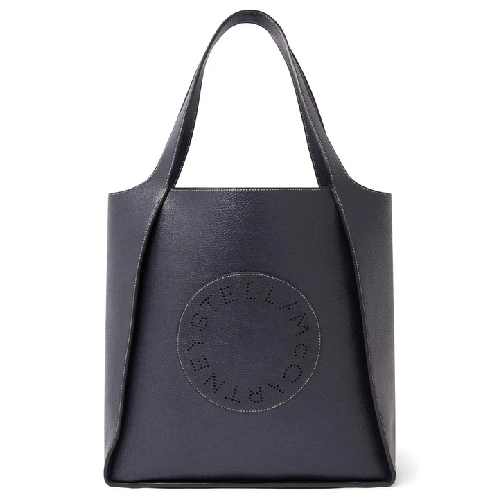 Logo Tote Embossed Grainy