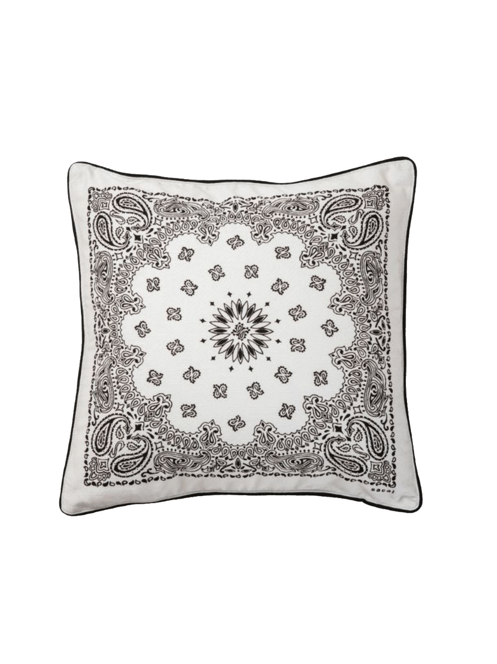 Sacai-Bandana-Cushion-Cover-45Cm-Off-White-1