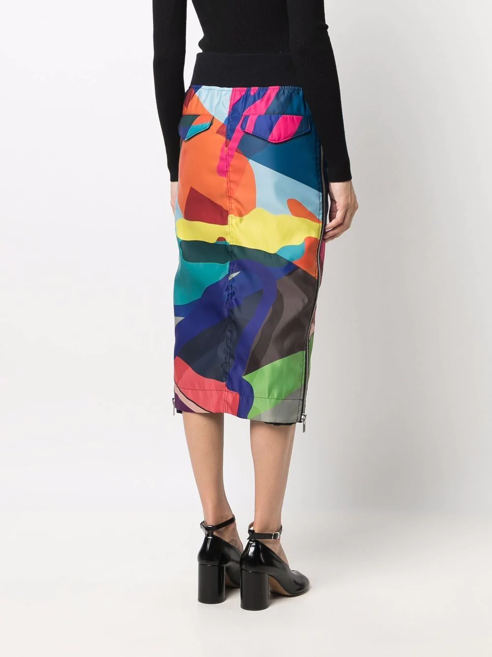 Sacai KAWS Print Skirt Multi 4