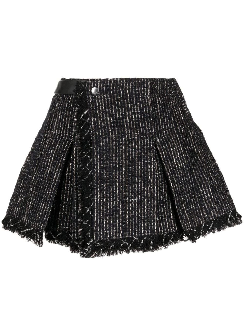 Sacai-Tweed-Shorts-Black-1