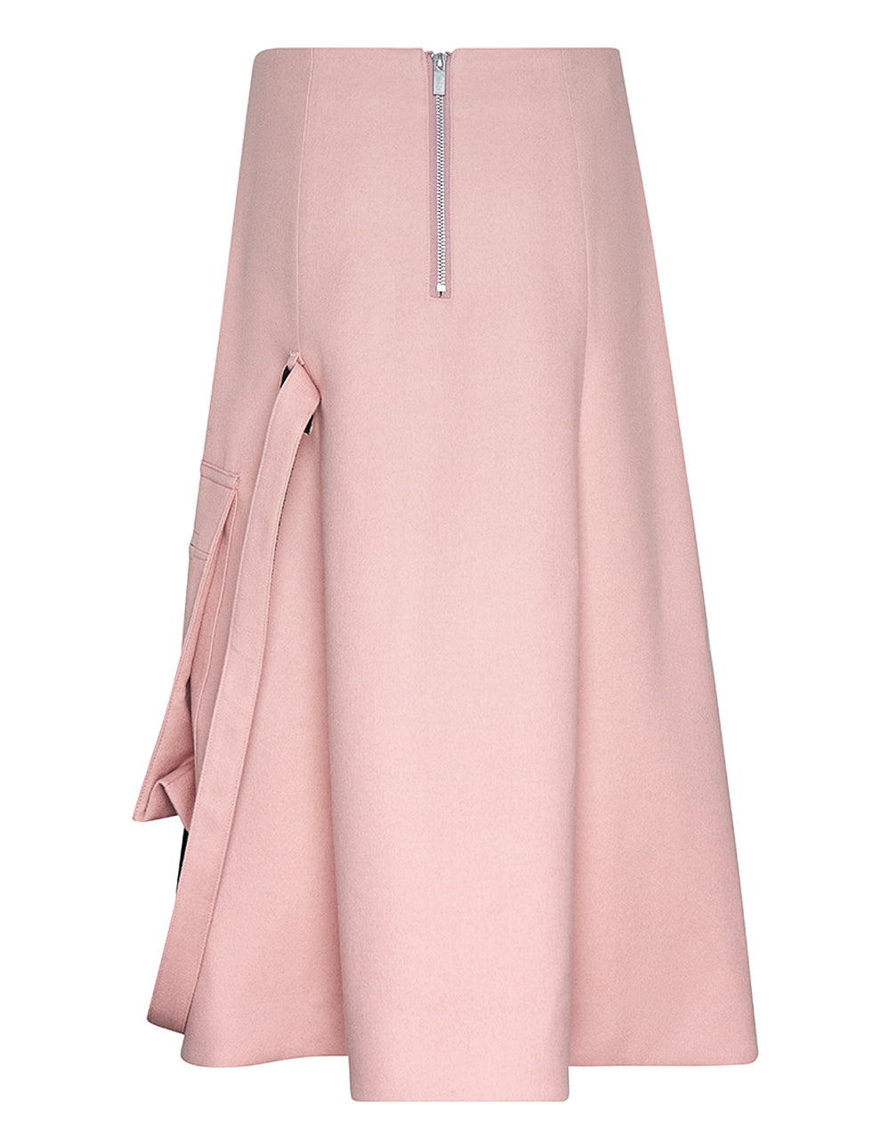 Sacai-Wool-Melton-Skirt-Pink-2