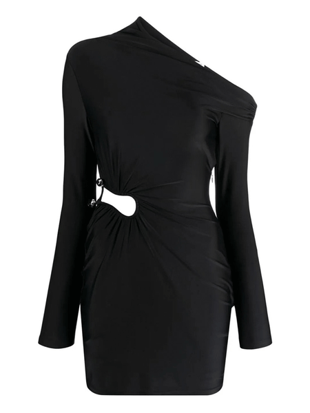 Black Jersey Cut Out Mini Dress  Club21.com