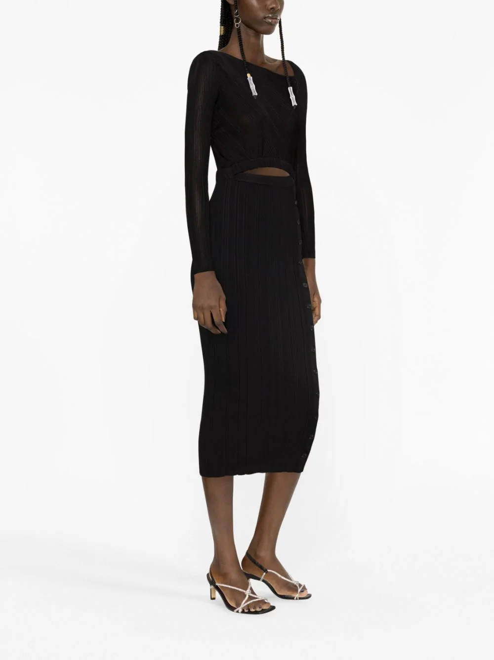 Black Knit Midi Dress Club21.com Black Knit Midi Dress Club21.com