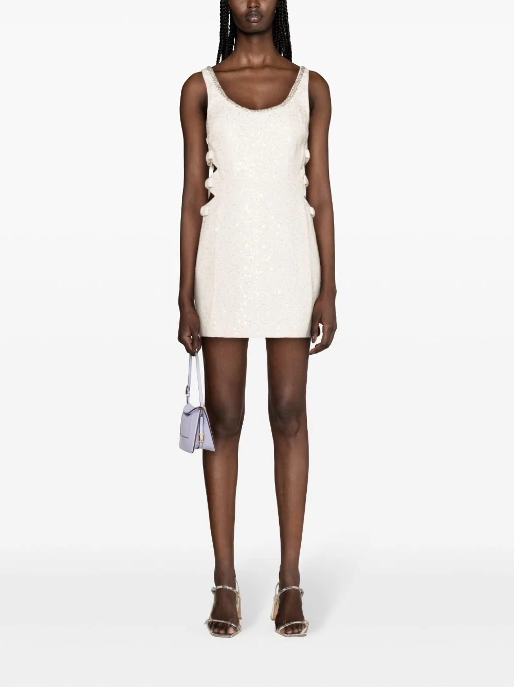 Gold Boucle Cut Out Mini Dress – Club21.com