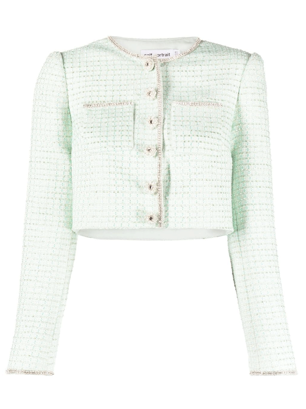 Self-Portrait-Mint-Boucle-Jacket-Blue-1