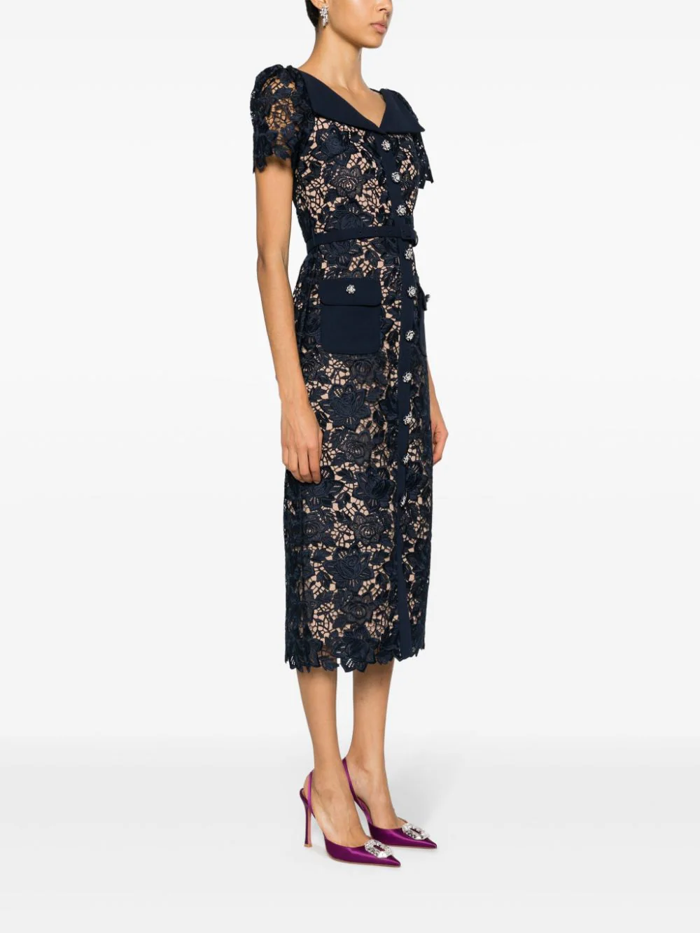 Self-Portrait-Navy-Lace-Open-Neck-Midi-Dress-Navy-3