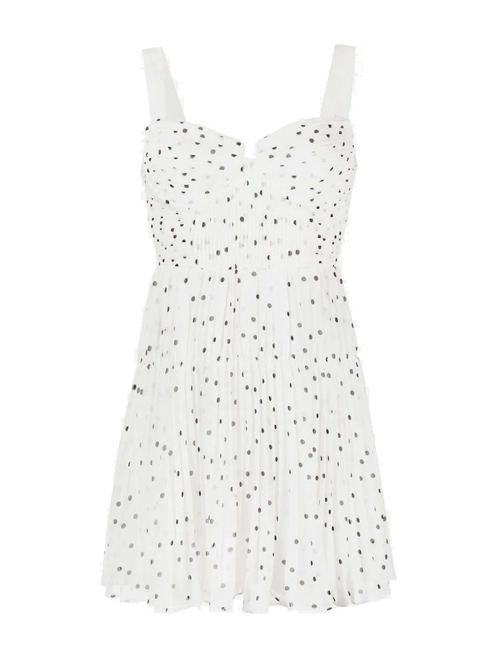        Self-Portrait-Polka-Dot-Chiffon-Mini-Dress-Polka-Dots-1