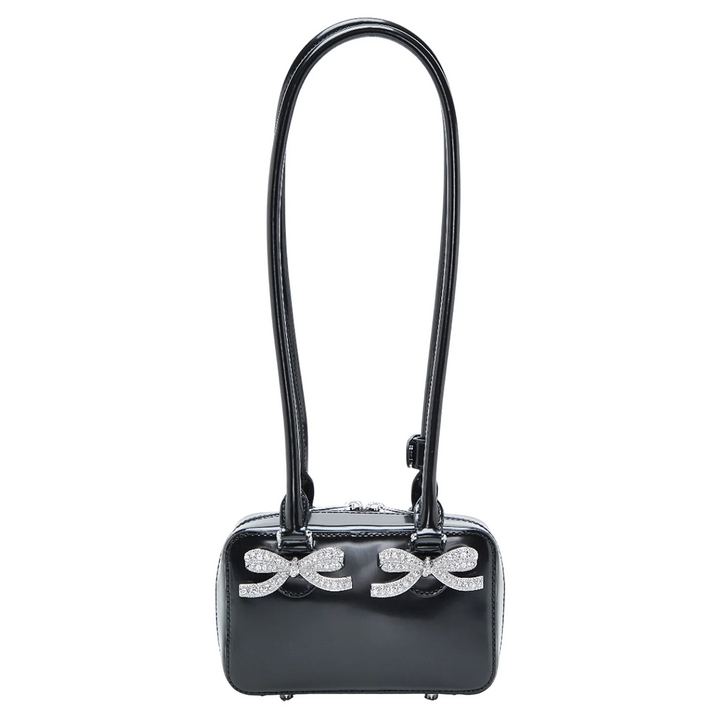 Black Leather Shoulder Bag