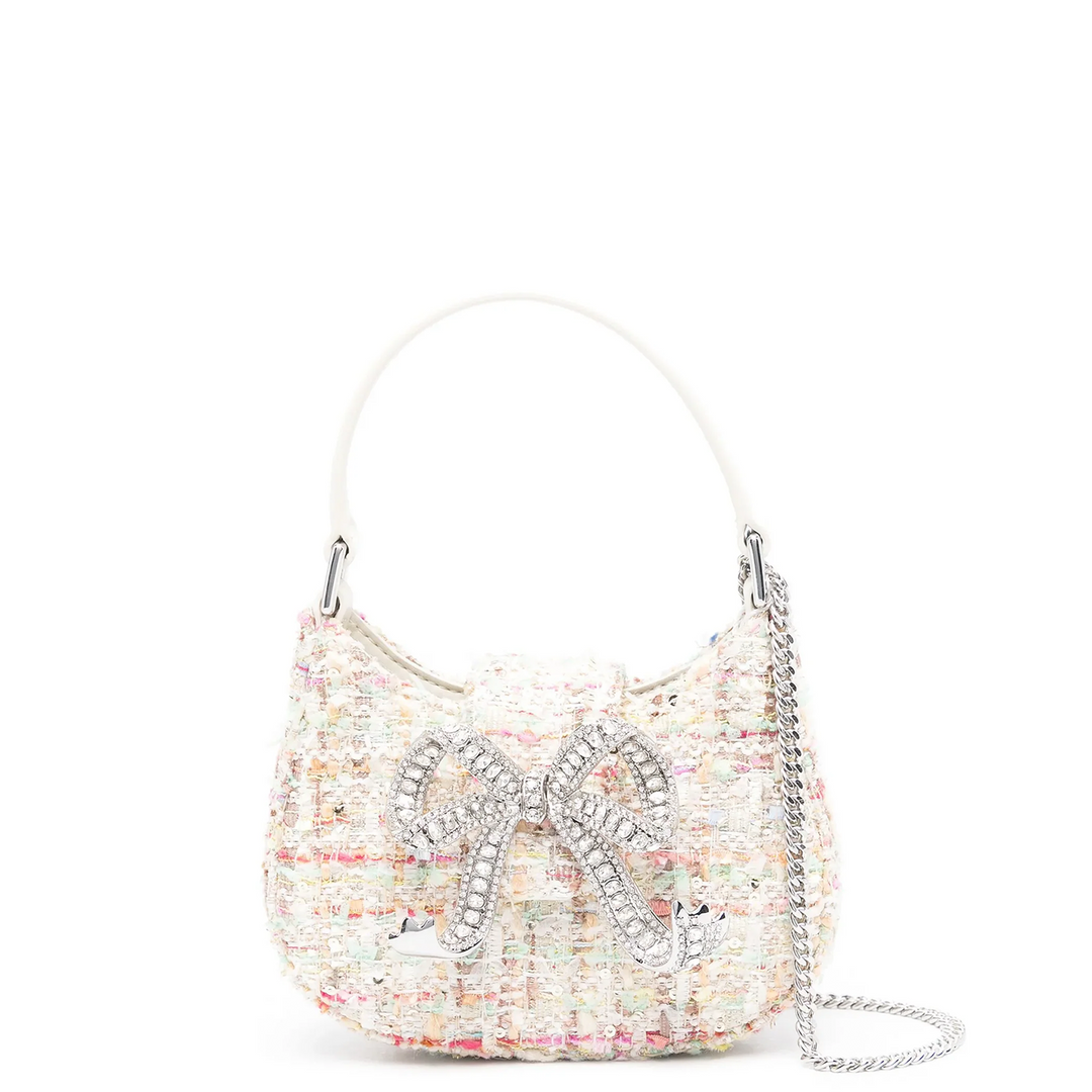 Cream Boucle Micro Bag