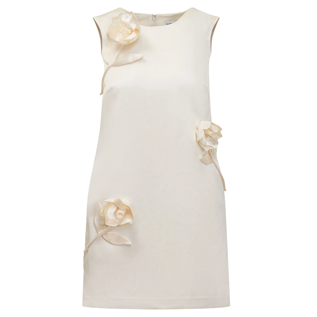 Self-Portrait_Cream_3D_Flower_Satin_Mini_Dress_Cream