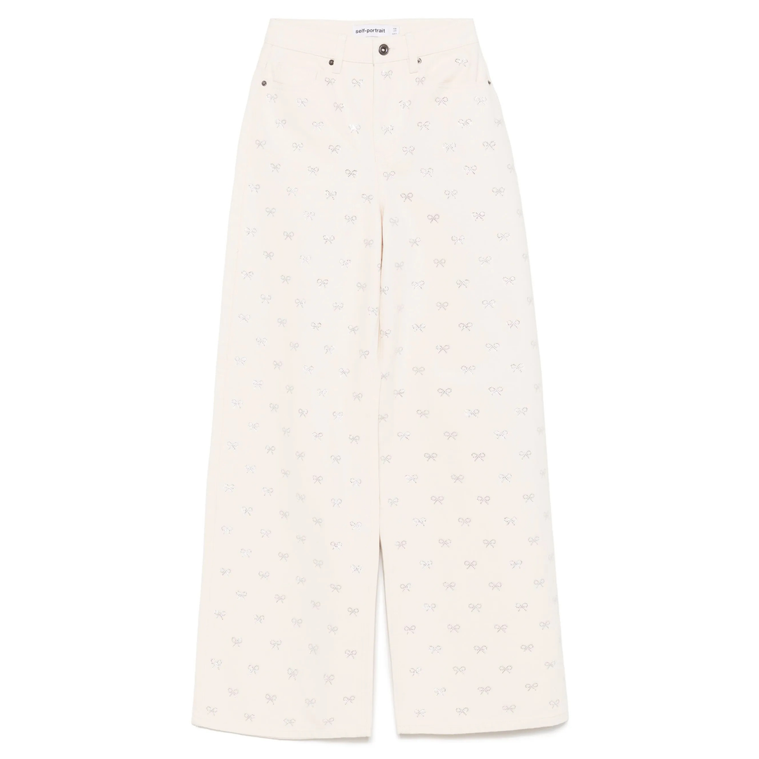 Self-Portrait_Cream_Denim_Diamante_Bow_Jeans_White