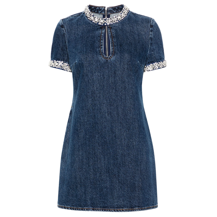 Self-Portrait_Embellished_Denim_Mini_Dress_Denim