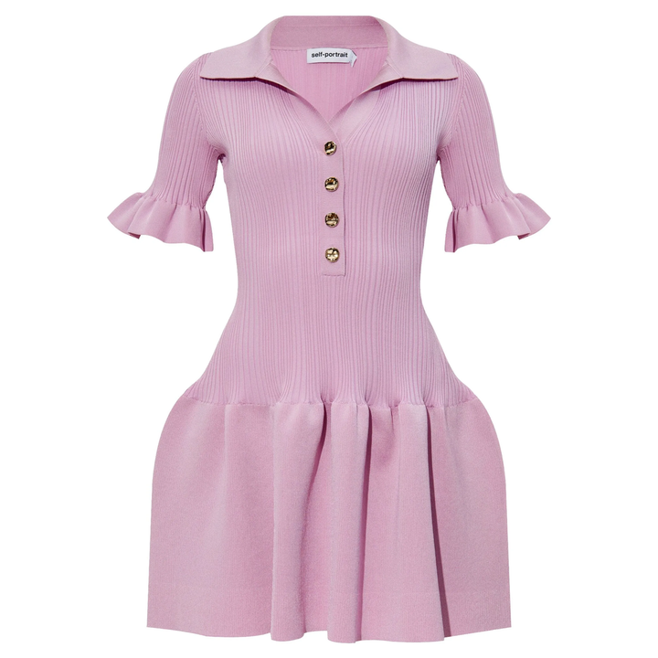 Self-Portrait_Pink_Viscose_Rib_Mini_Dress_Pink