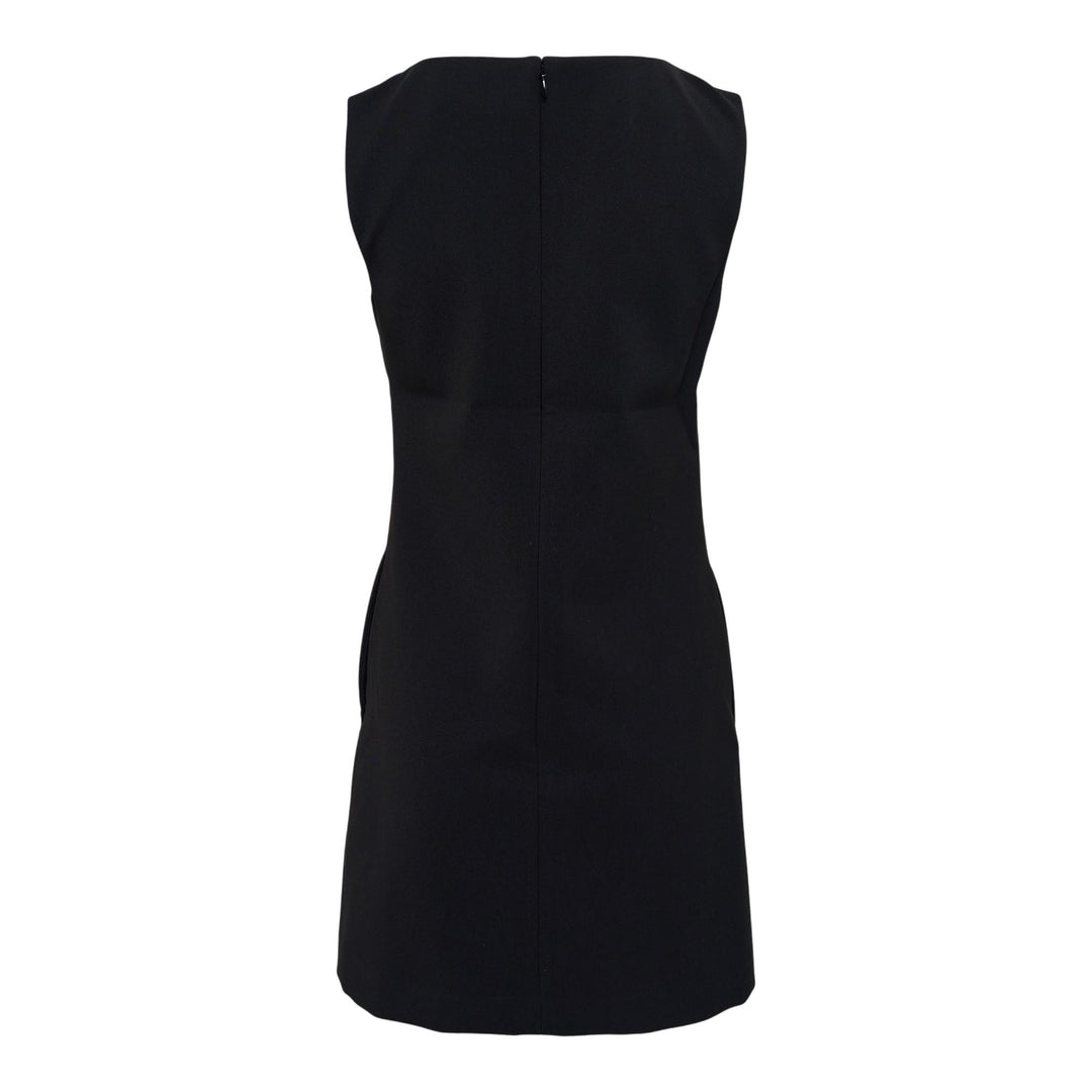Club21 - Self-Portrait - Black Crepe Crystal Trim Mini Dress - WOVEN DRESSES - Black