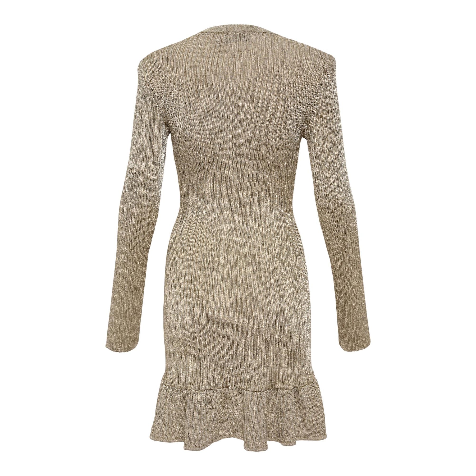 self portrait gold lurex dress Gold Lurex Knit Maxi Dress – self-portrait-US